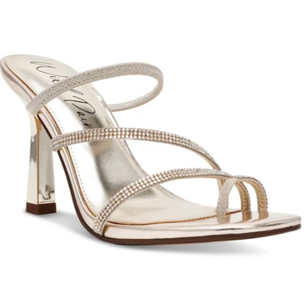 Wild Pair Lenore Embellished heels gold bling - 8